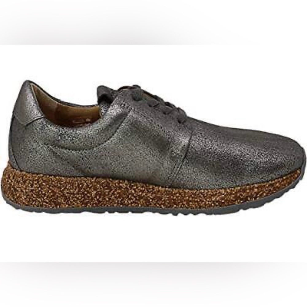 BIRKENSTOCK Wrigley Silver Metallic Shoes 38